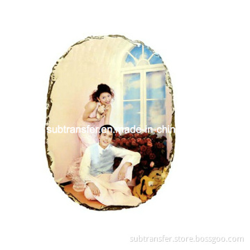 Oval Stone Sublimation Photo Slate/Rocks